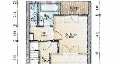 Grundriss 1. Obergeschoss
