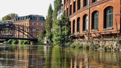 ... kann man Leipzig auch in der Gondel genie&szlig;en.