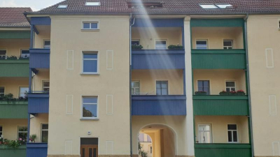 mit 3 Zimmern und h&uuml;bschem Balkon