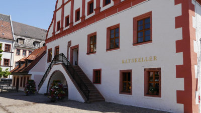 Die gro&szlig;e Kreisstadt Grimma