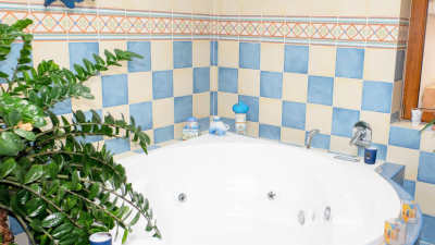 auf der &uuml;berdachten Terrasse