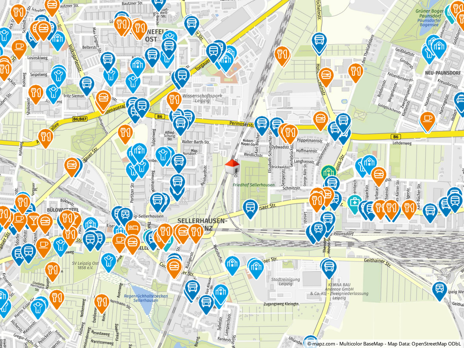 Geolyzer Kartenausschnitt
