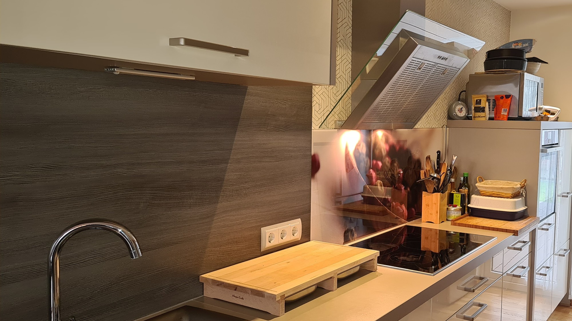 als Teil eines Doppelhauses 