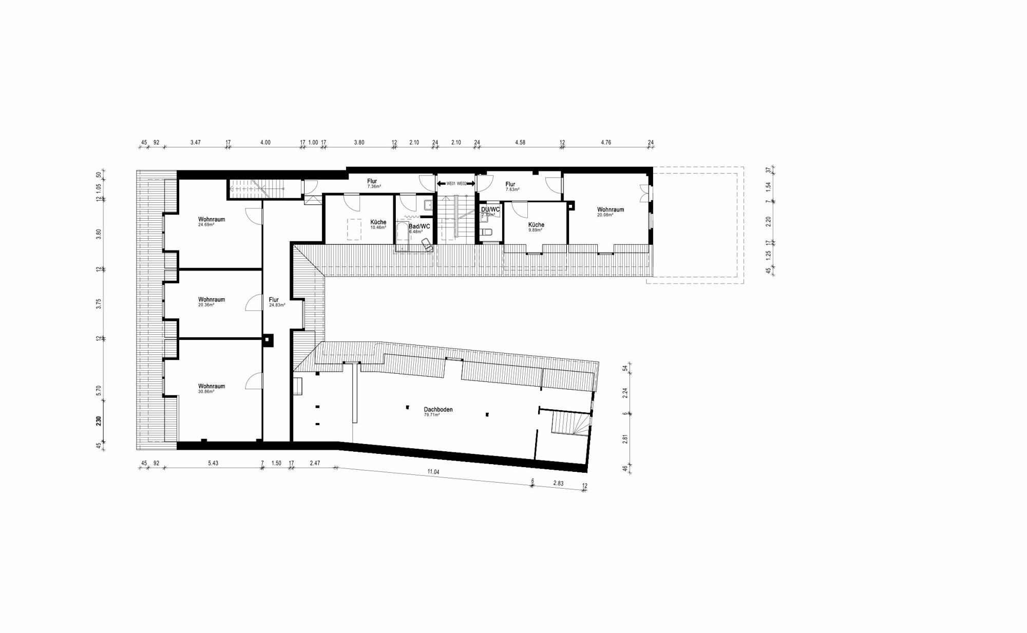 Geschossplan Dachgeschoss Geschossplan Dachgeschoss