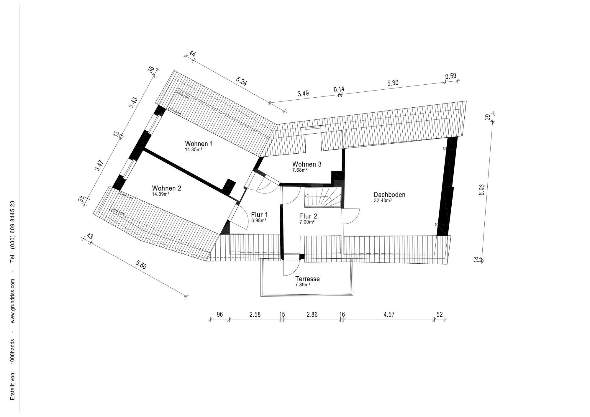 Grundriss Dachgeschoss