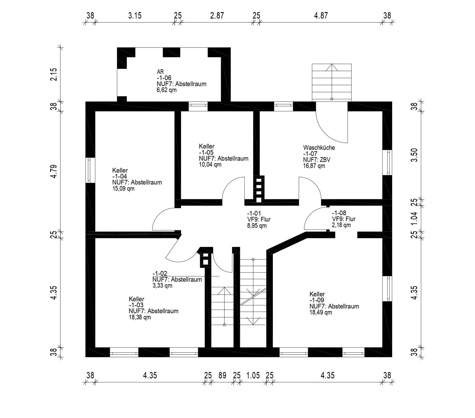Grundriss Kellergeschoss