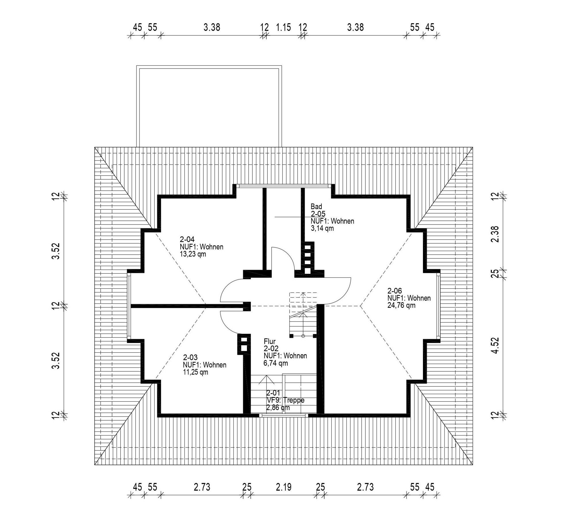 Grundriss Dachgeschoss