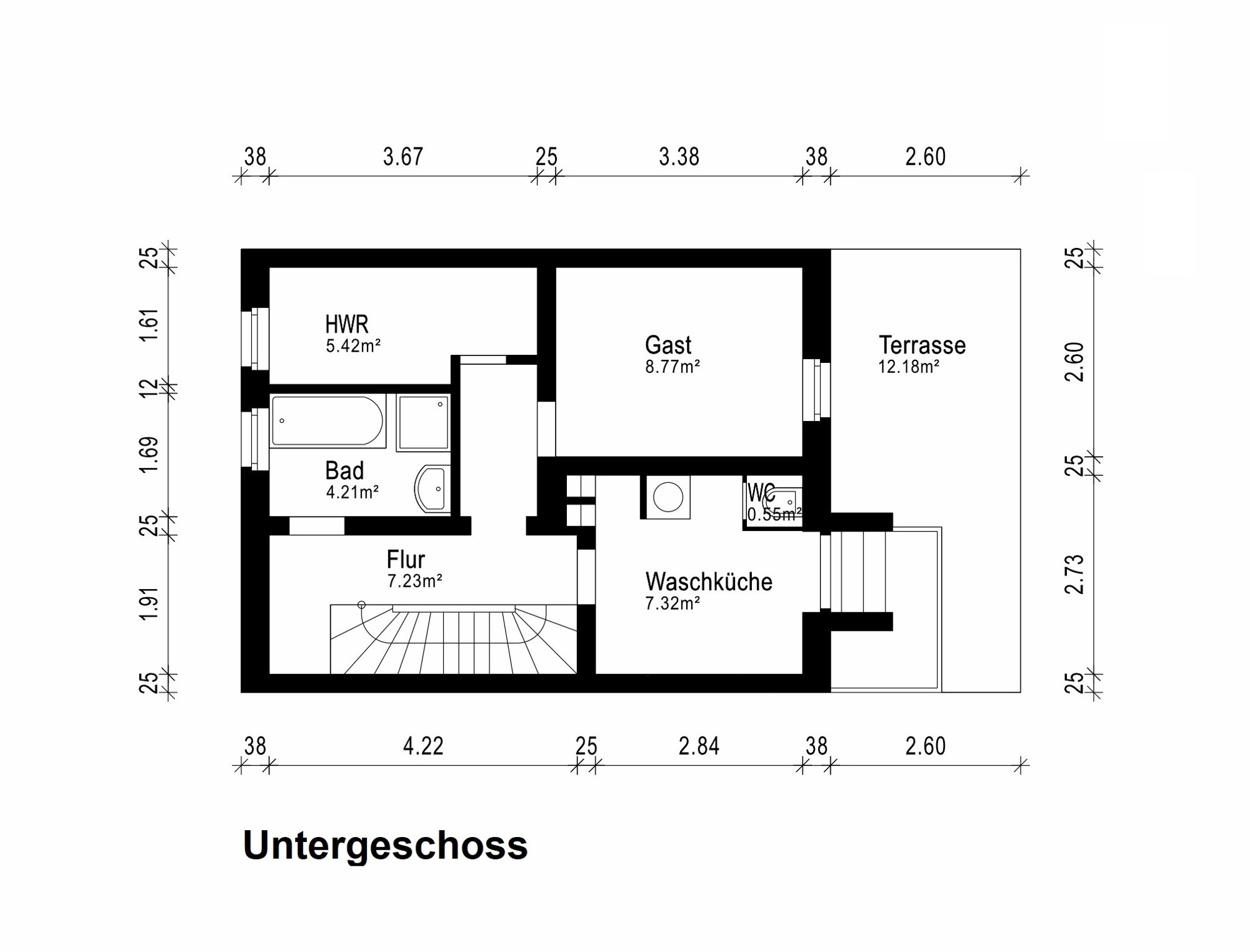 Grundriss Untergeschoss