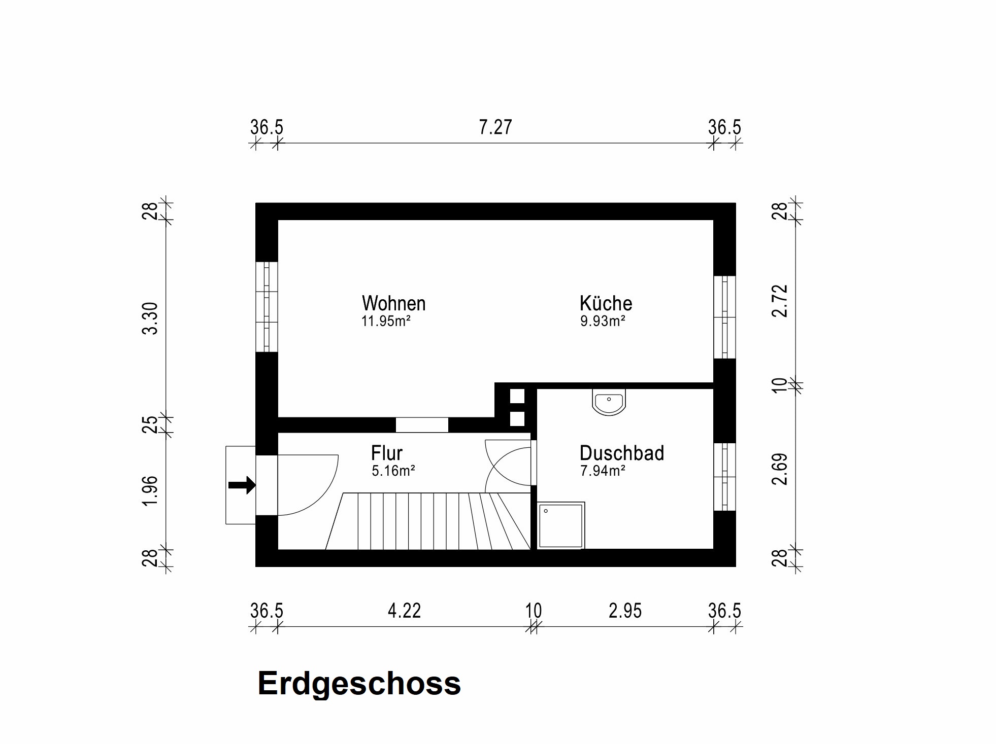 Grundriss Erdgeschoss