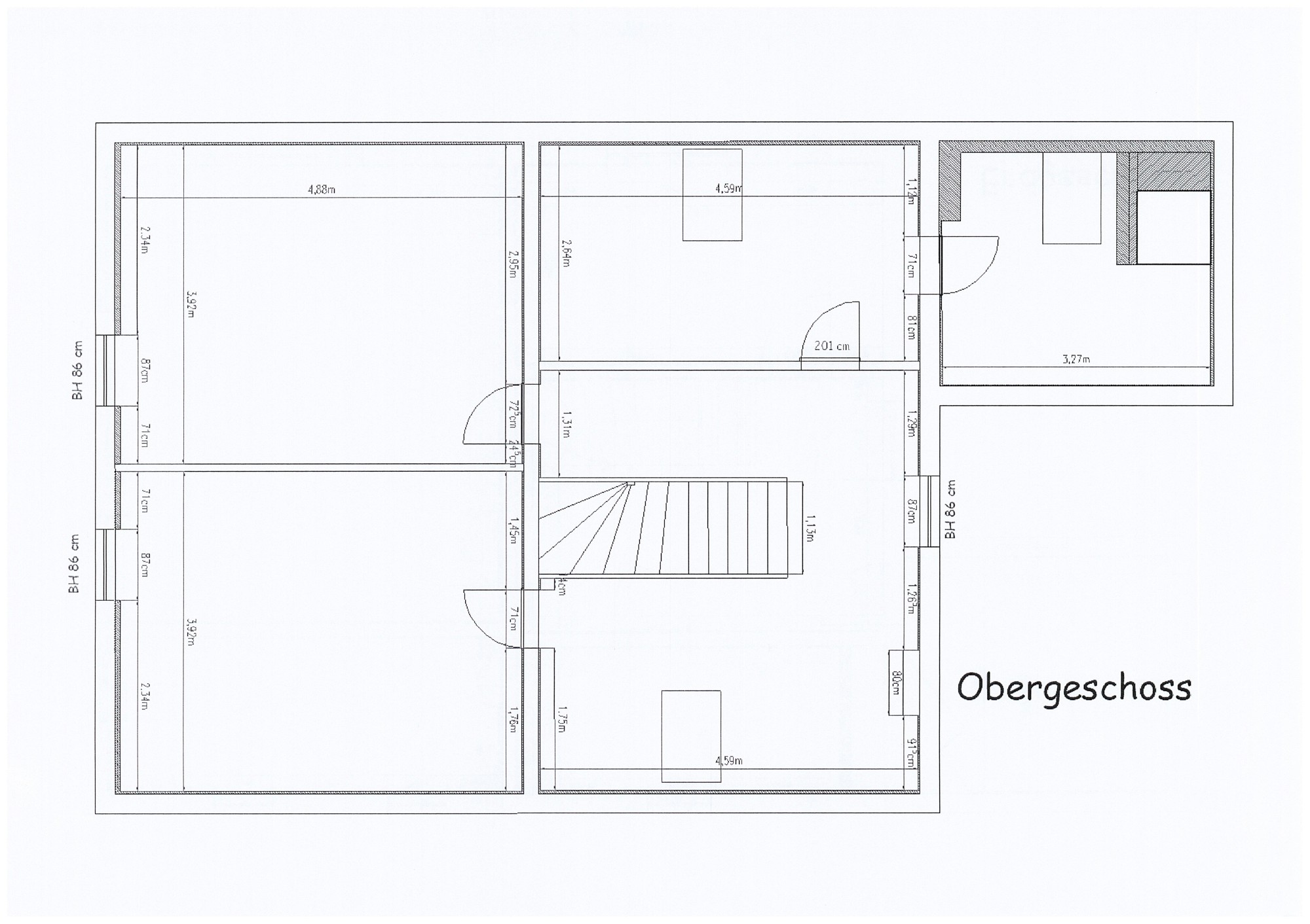 Grundriss Obergeschoss