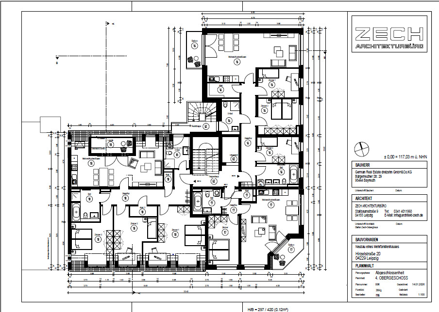 Grundriss 4.OG Grundriss 4.OG