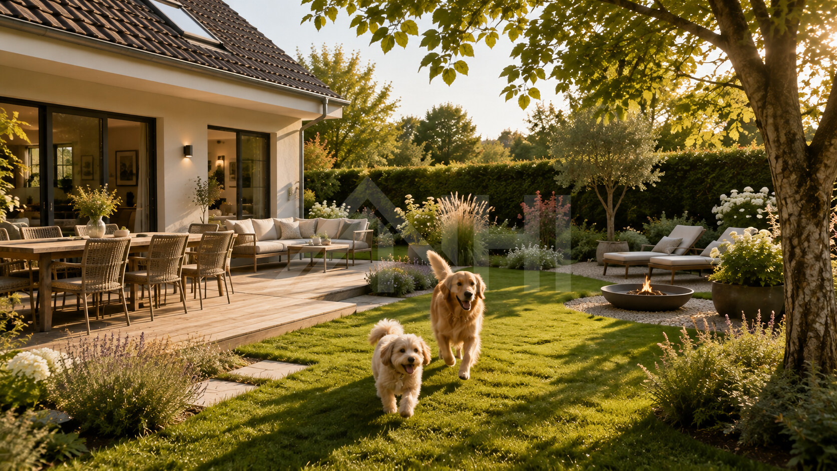 Einfamilienhaus mit Terrasse und Garten &ndash; Haus &bdquo;Buchfink