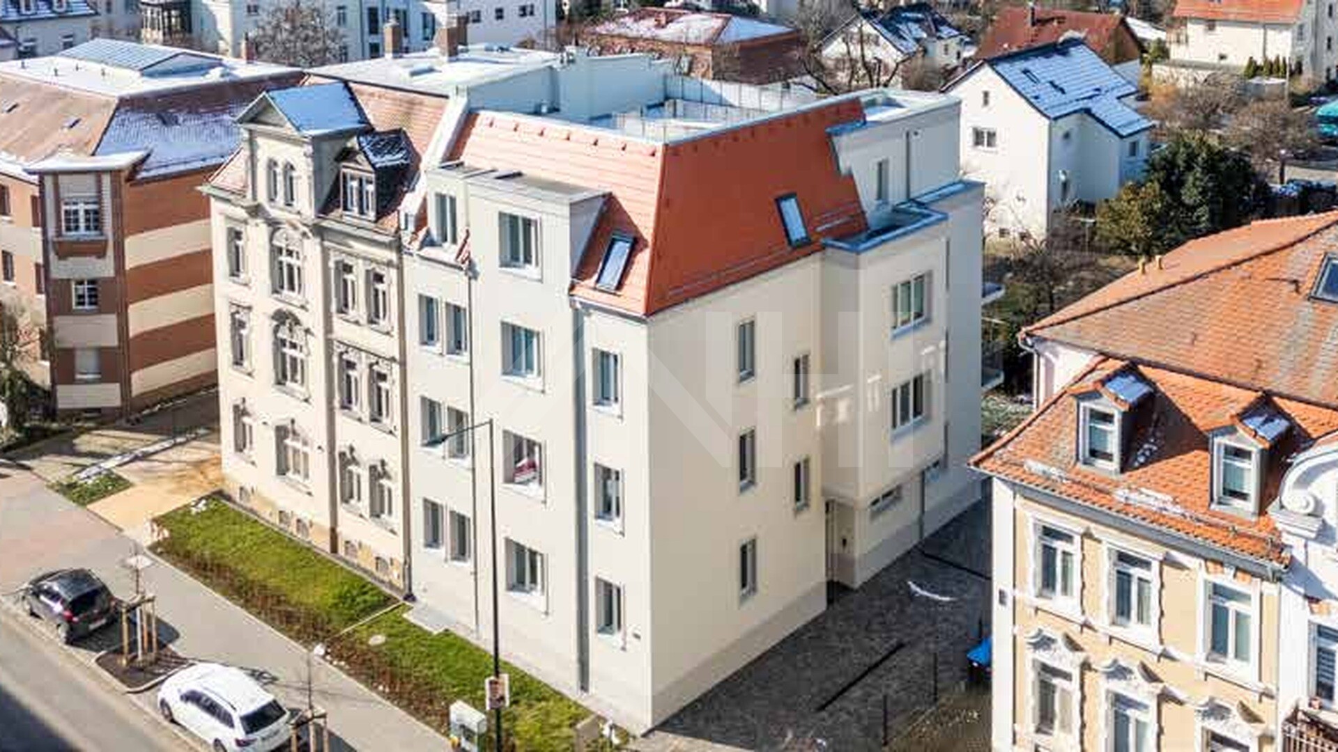 Stadthaus Ring 48 ... Neubau-Dachgeschosswohnung mit XXL-Dachterrasse und Aufzug in Markkleeberg